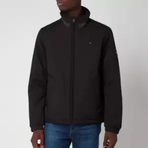 Image of Tommy Hilfiger Mens Padded Stand Collar Jacket - Black - S