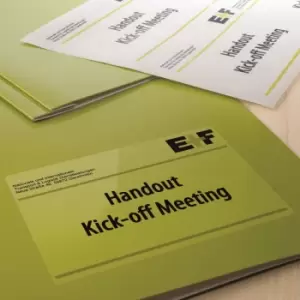 Image of HERMA Labels transparent crystal-clear A4 96x50.8mm transparent...