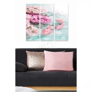 Image of MDF7214054 Multicolor Decorative MDF Painting (3 Pieces)