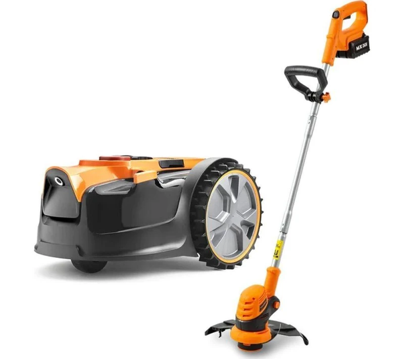 Image of LAWNMASTER OcuMow 16 MX 24V VBRM16 Robotic Lawn Mower & Grass Trimmer - Orange & Black 6939349520365