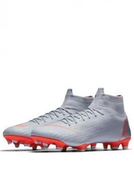 Image of Nike Mens Mercurial Superfly 6 Pro Firm Ground Football Boot Wolf Grey Size 9 Men