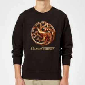 Image of Game of Thrones Bronze Targaryen Sweatshirt - Black - 5XL