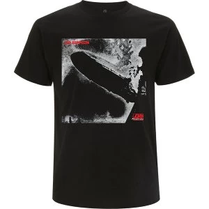 Image of Led Zeppelin - 1 Remastered Cover Mens Large T-Shirt - Black