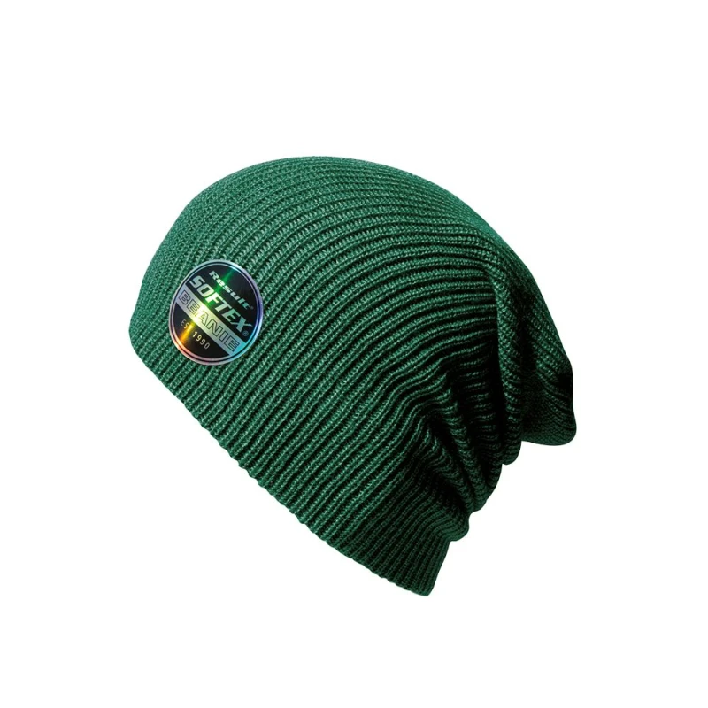 Image of Result Core Mens Soft Beanie in Bottle Green Bottle Green Male One Size
