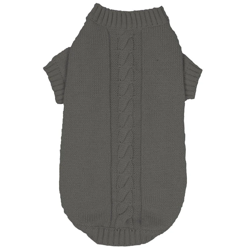 Image of Pet Brands Small Grey Knitted Jumper Grey unisex Small