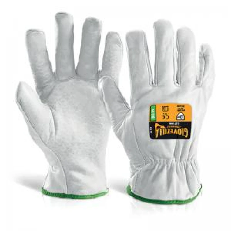 Image of Glovezilla Beeswift Glovezilla Cut Resistant Drivers Gloves 1 Pair White XL GZ71WXL