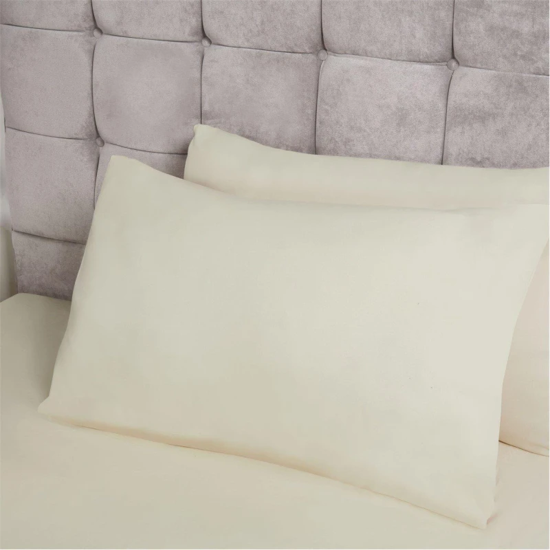 Image of Emma Barclay Lyla Pillowcase Pair Pillowcases Standard Cream 39181969000
