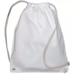 Image of Jassz Bags Drawstring Backpack (Pack Of 2) (One Size) (White) - White