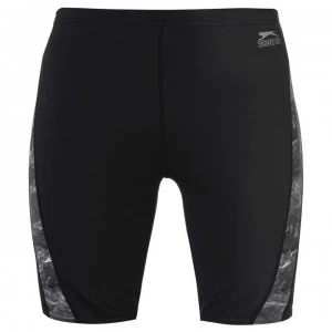 Image of Slazenger Curve Panel Jammers Mens - Black/Shade