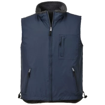 Image of Portwest - S418NARM - sz M RS Reversible Bodywarmer - Navy