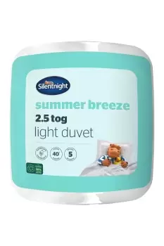 Image of Silentnight Summer Breeze Duvet - 2.5 Tog - Size: Double - White