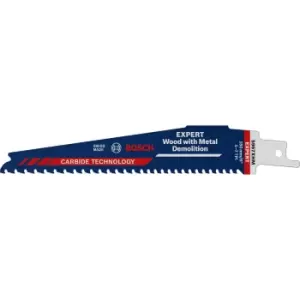 Image of Bosch Expert S967XHM Tough Metal Embedded Wood Reciprocating Saw Blades 150mm Pack of 1