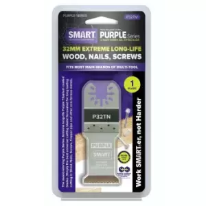 Image of SMART Purple Series 32mm Titanium Alloy Bi-Metal Multi Tool Blade