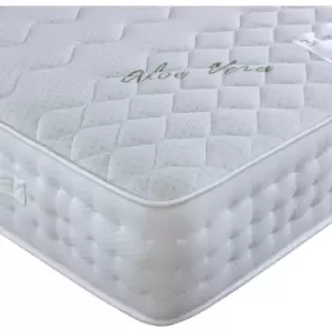 Image of Aloe Vera Pocket Sprung Memory Foam Mattress Small Double