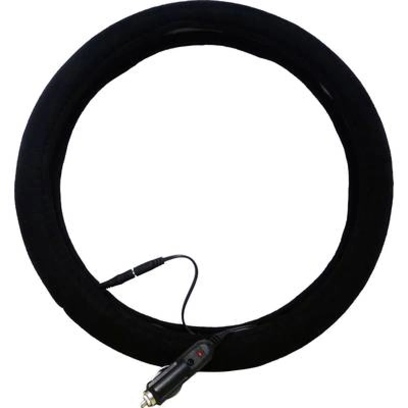 Image of HP Autozubehoer HP Autozubehoer Lenkradbezug Heizbar 12V Steering wheel cover (Ø) 38cm Black 19720