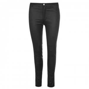 Image of NA-KD High Waist Trousers - Black