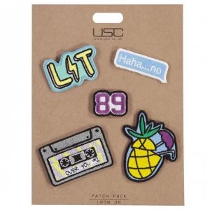 Image of USC Iron on Patches Pack - Multi