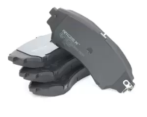 Image of RIDEX Brake pad set Front Axle 402B0713 Brake pads,Brake pad set, disc brake FORD,MAZDA,Ranger (ET),RANGER (ER, EQ),BT-50 (CD, UN),B-Serie Pickup (UN)