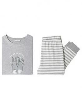 Image of Mango Girls Rabbit Pyjamas - Grey