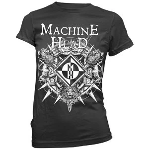 Image of Machine Head - Bloodstone Ladies Medium T-Shirt - Black