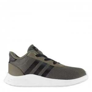 Image of adidas Lite Racer 2 Infant Boys Trainers - Khaki/Blk/Wht