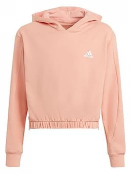 Image of Adidas Girls M Cover Up - Pink/White, Size 11-12 Years, Women