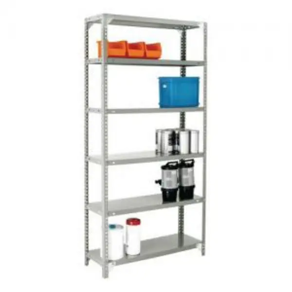 Image of ESE Direct Bolted Open Access Steel Shelving with 6 Shelves - 2000 x 900 x 300mm (H x W x D) 383606 Stormor Shelving