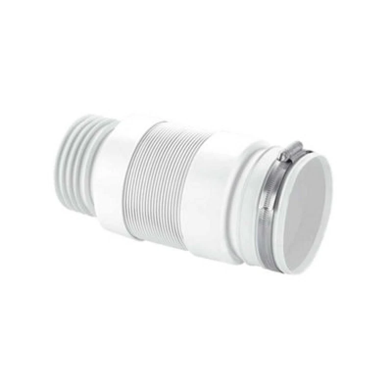Image of McAlpine WC-F21S 97-107mm Inlet Flexible WC Connector for Back to Wall WC Pan White