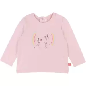 Image of Billieblush Baby Girls Pink jersey T-Shirt - Pink