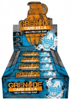Image of Grenade Carb Killa Protein Bars Cookies & Cream