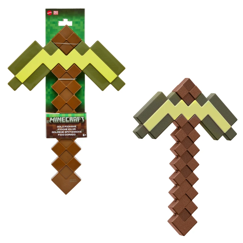 Image of Minecraft Minecraft Role-Play Toy Collection Pixelated pickaxe