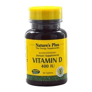Image of Natures Plus Vitamin D 400 IU Water Dispersible Tablets 90 Caps