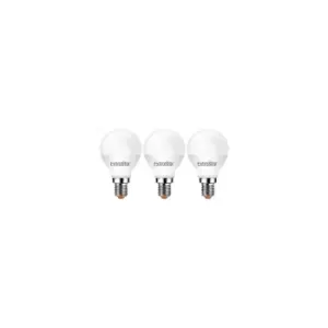 Image of 4W LED G45 Golf Ball Bulb E14, 6500K Daylight (Pack of 3)
