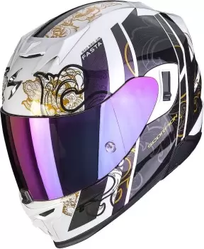 Image of Scorpion EXO-520 Air Fasta Helmet, grey-white, Size 2XS for Women, grey-white, Size 2XS for Women