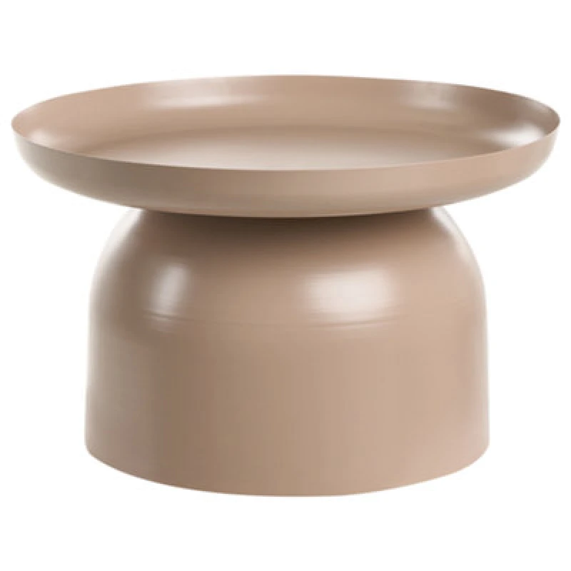 Image of Beliani Coffee Table Torrens Metal Taupe