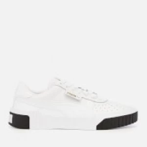 Image of Puma Womens Cali Trainers - Puma White/Puma Black - UK 6 - White