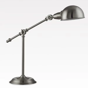 Image of Searchlight Lighting Collection Riya Table Lamp - Satin Silver