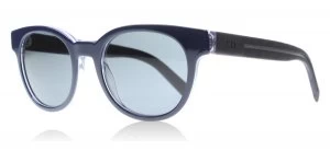 Image of Dior Homme 182S Sunglasses Blue Crystal / Black HZA 50mm