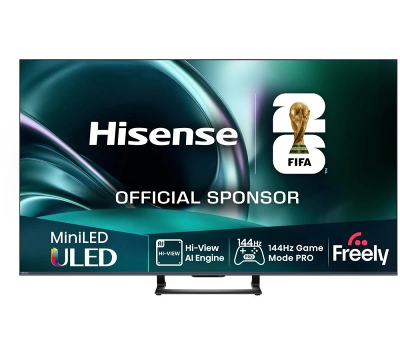 Image of 50" HISENSE E7Q QLED 4K Smart AI TV with Freely - 50E7QTUK, Black 6942351418582