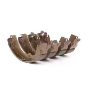 Image of RIDEX Brake Shoes NISSAN 70B0328 D4060JX00A,D4060JX01A,D4060JX02A Brake Shoe Set,Brake Lining