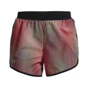 Image of Under Armour 2 Stripe Shorts Womens - Pink