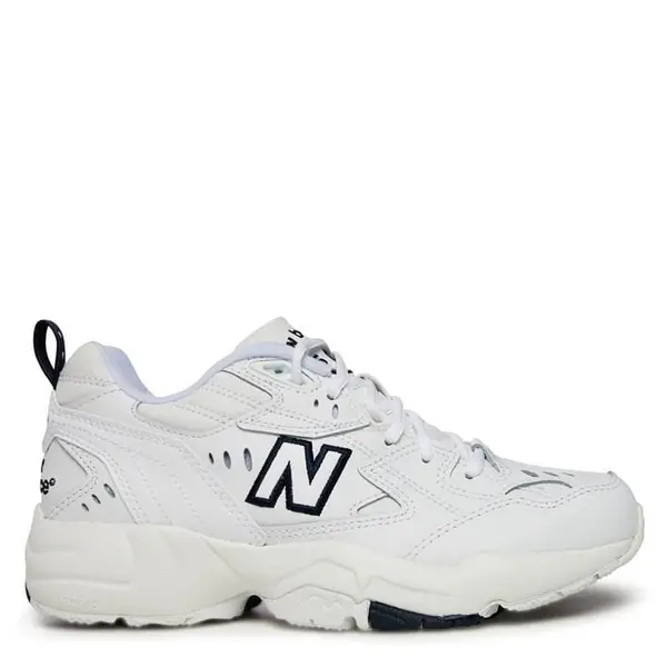 Image of New Balance White With Navy Mx608v1 Trainers