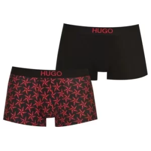 Image of Hugo Boss 2 Pack Trunks Star Size L Men