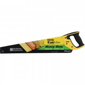 Image of Stanley FatMax Heavy Duty Hand Saw 22" / 550mm 7tpi