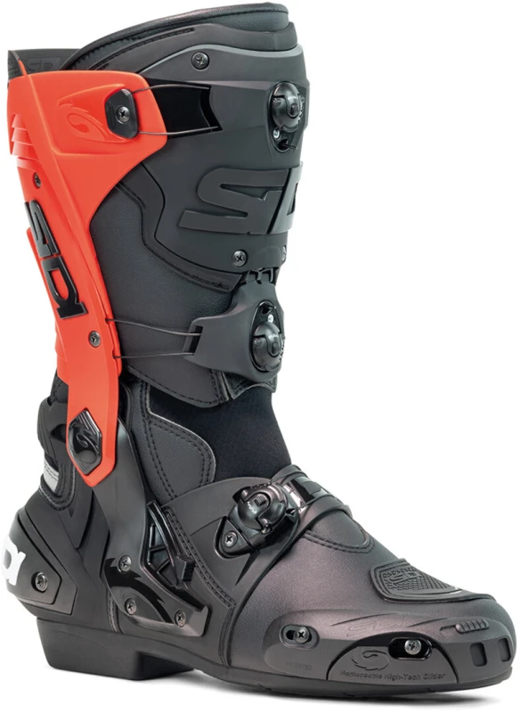Image of Sidi Rex Motorcycle Boots, black-red, Size 41 for Men