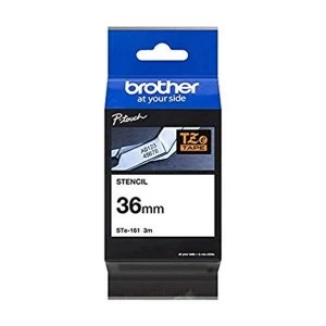 Image of Brother STe-161 Labelling Tape Cassette, 36mm (W) x 3M (L), Stencil Tape, Brother Genuine Supplies