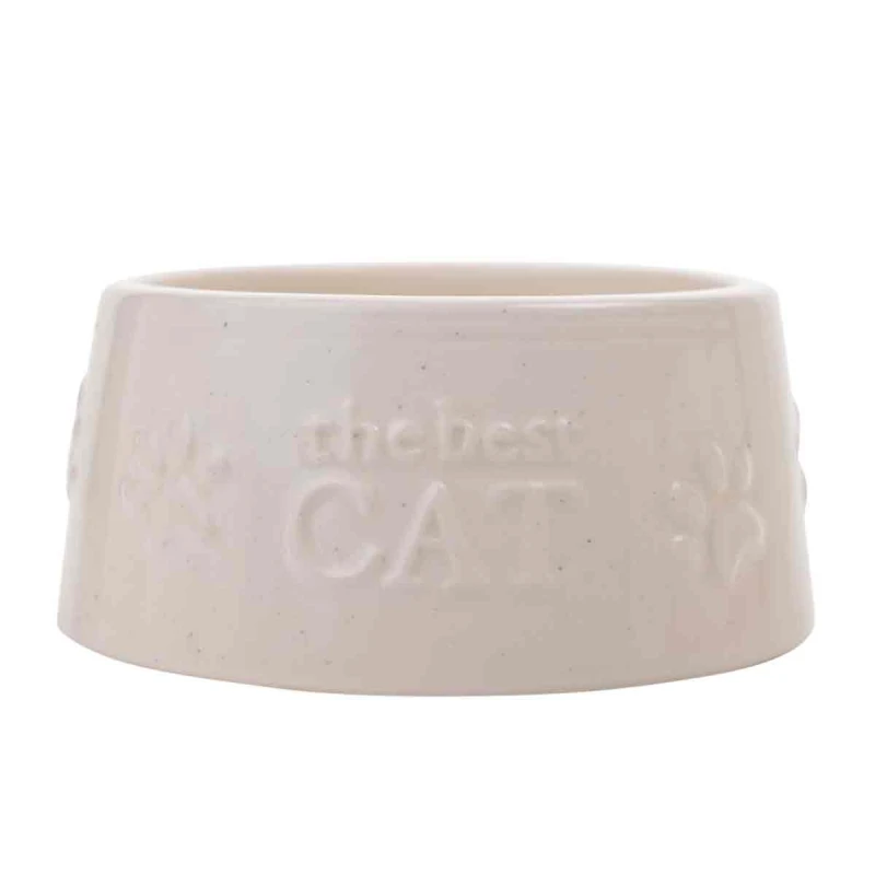 Image of Best of Breed Best of Breed Paw Prints The Best Cat Small Cat Bowl