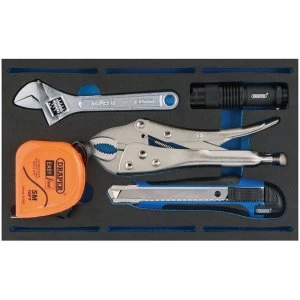 Image of Draper Tool Kit In 1/4 Drawer EVA Insert Tray (5 Piece)