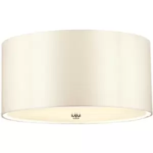 Image of Elstead - LightBox Fletcher 18 Flush Ceiling Light with Polished Chrome Finial