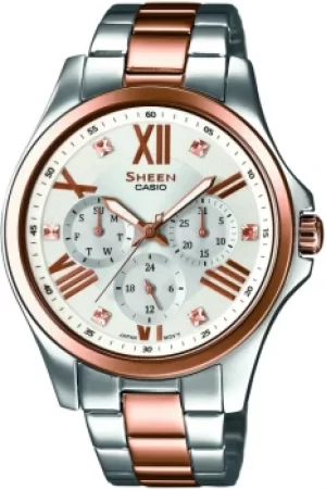 Image of Ladies Casio Sheen Watch SHE-3806SPG-7AUDR